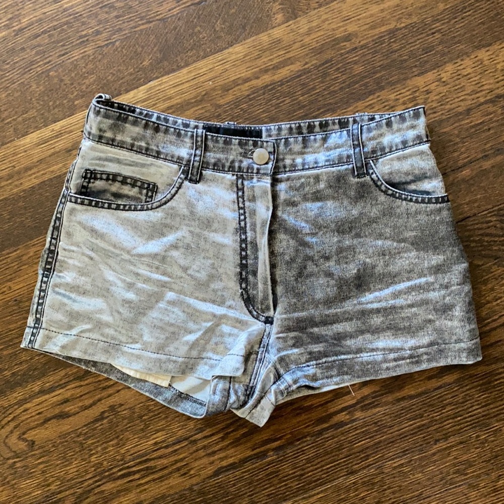Vintage Ann Demeulemeester Metallic Shorts